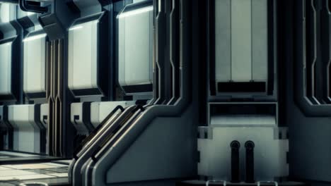 Futuristisches-Science-Fiction-Raumschiff-Interieur